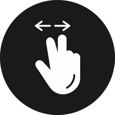 Sol ok simge vektör çizim