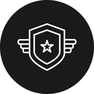 Modern simgenin vektör illüstrasyonu