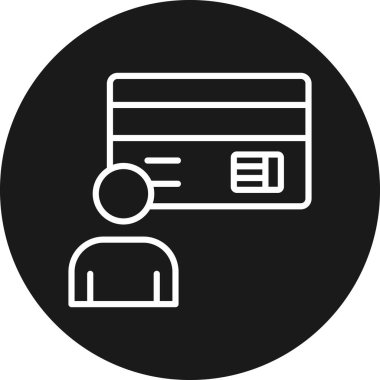 vektör kredi kartı ico