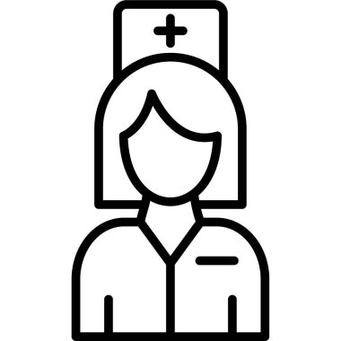 Doktor. Web simgesi basit tasarım