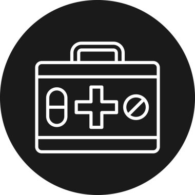 çanta kutsal kişilerin resmi, vektör çizim