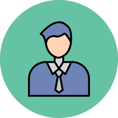 Bir adamın vektör illüstrasyonu