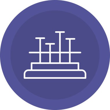 Modern simgenin vektör illüstrasyonu