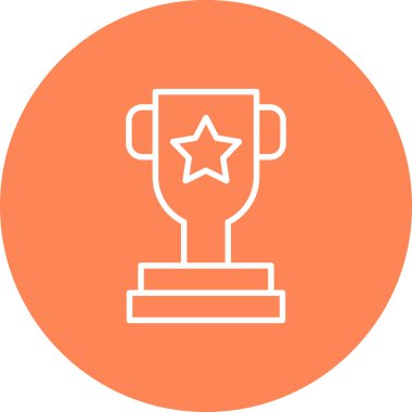 kupa simgesi vektör illüstrasyonu