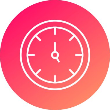 Saat simgesinin vektör illüstrasyonu