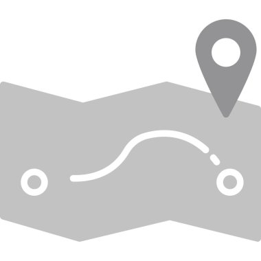 Moda biçimi izole edilmiş arkaplanda harita işaretleyici simgesi