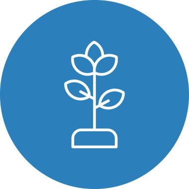 Ağaç simgesinin vektör illüstrasyonu