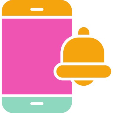 akıllı telefon simgesi vektör illüstrasyonu