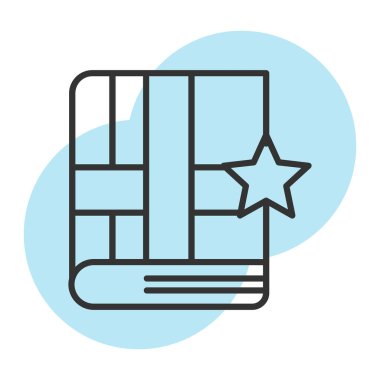 hediye kutusu simgesi, vektör illüstrasyonu