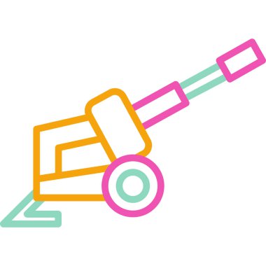 Tek bir simgenin vektör illüstrasyonu