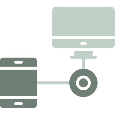 bagaj vektör simgesi. Düz stil bir sembol ve gri açı. yuvarlanmış dikdörtgen arkaplan.