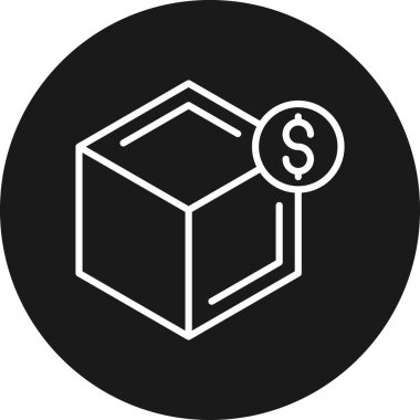 Para ve finans kavramının vektör simgesi