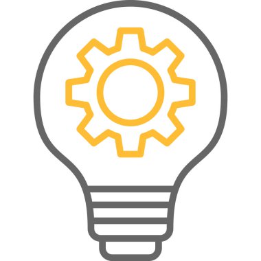 ampul simgesi vektör illüstrasyonu