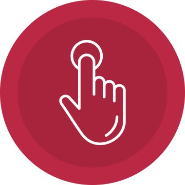 vektör el simgesi, resimleme