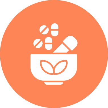 İlaç. Web simgesi basit illüstrasyon