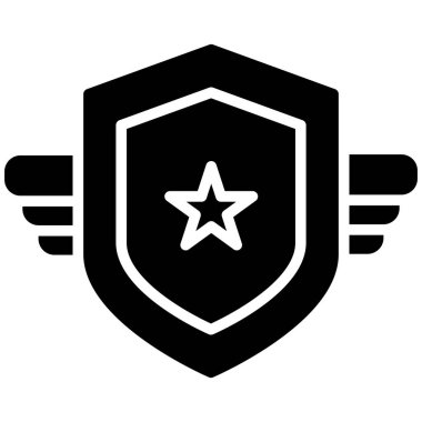 rozet simgesi, basit biçim