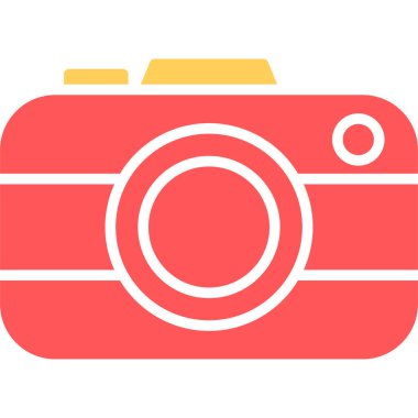 fotoğraf makinesi simgesi, vektör illüstrasyon tasarımı