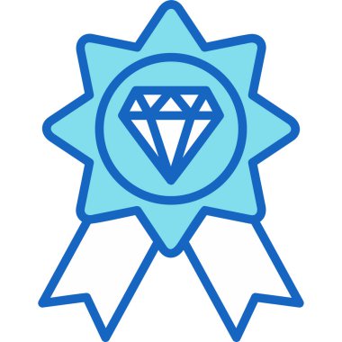 Rozet. Web simgesi basit illüstrasyon