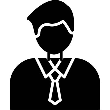 Kravat takan iş adamı, iş adamı avatarı