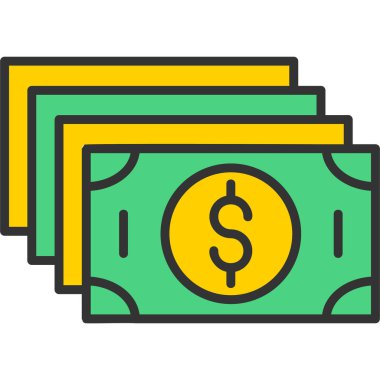 para çantasını faturaları vektör çizim tasarım ile