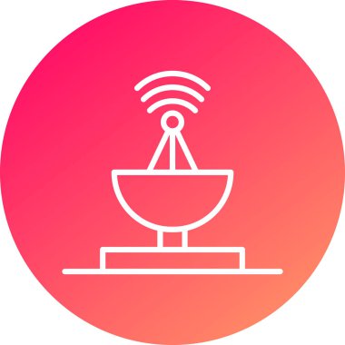 Eşsiz yiyecek çizgisi vektör simgesi