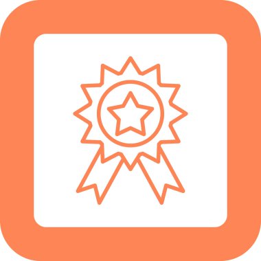 Yıldız simgesinin vektör illüstrasyonu