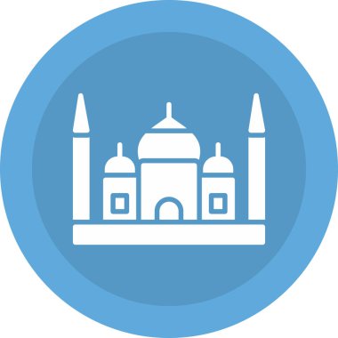 Cami simgesi vektör illüstrasyonu