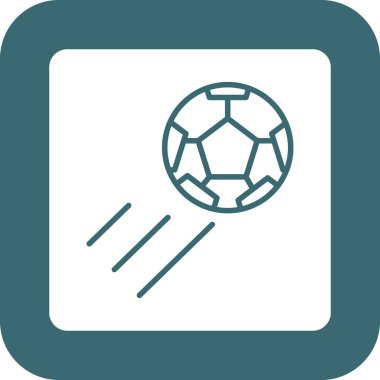 futbol topu vektör simgesi