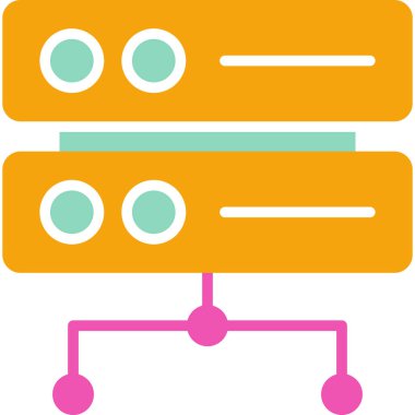 şebeke. Web simgesi basit illüstrasyon