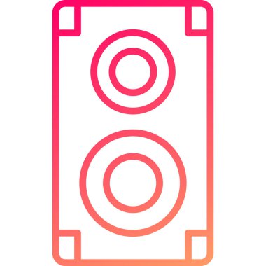 Müzik simgesinin vektör illüstrasyonu