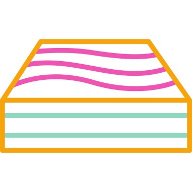 Yığın simgesi. vektör illüstrasyonu