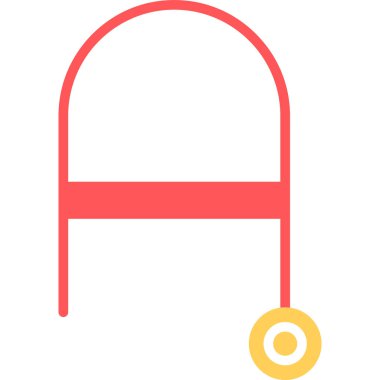 Müzik çalar simgesinin vektör illüstrasyonu