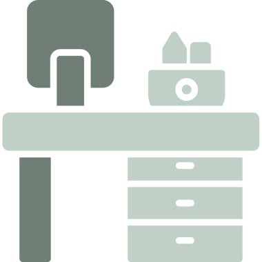 Tek bir simgenin vektör illüstrasyonu