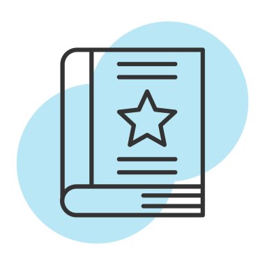 belge simgesi vektör illüstrasyonu