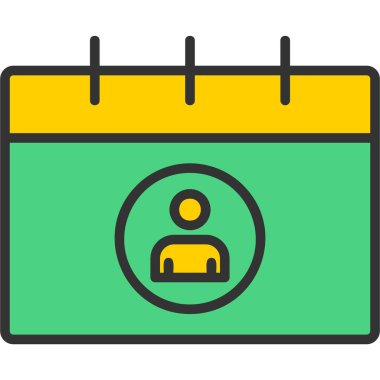 takvim & görevi için iş yönetimi dairesi simgesi