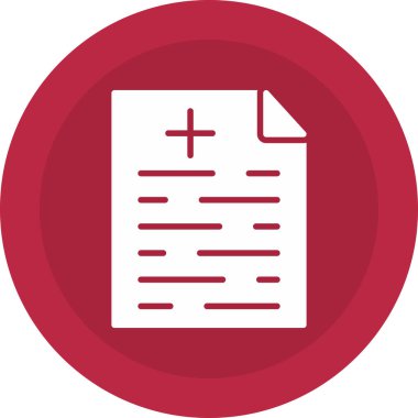 Belge simgesinin vektör illüstrasyonu