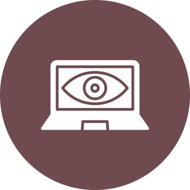 Göz simgesi, vektör illüstrasyonu