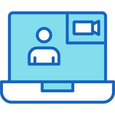 Video çağrısı. Basit resimleme