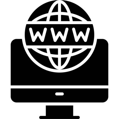 genel ağ vektör simgesi