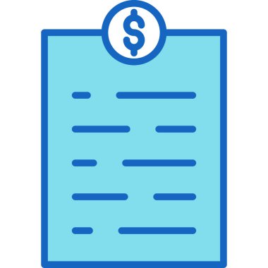 Dolar. Web simgesi basit illüstrasyon