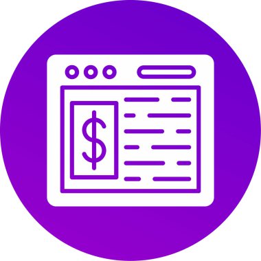 para simgesi vektör illüstrasyonu