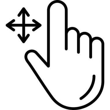 parmak işaret eden el simgesi