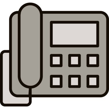 Banka telefonu. Basit resimleme