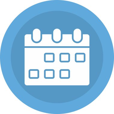 Takvim simgesi, vektör çizimi