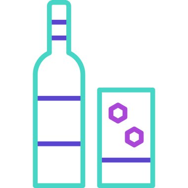 İç bakalım. Web simgesi basit illüstrasyon