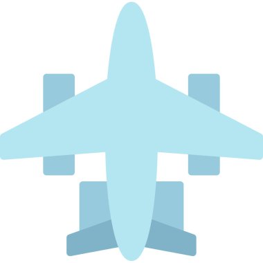 Uçak. Web simgesi vektör tasarımı