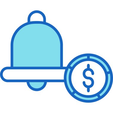 Para çantası vektör simgesi. Web sayfası ve mobil için basit tasarım illüstrasyonu