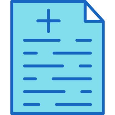 Belge simgesinin vektör illüstrasyonu