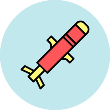 Bomba simgesi vektör illüstrasyonu