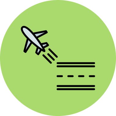 vektör düzlem biçimi simgesi